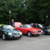 Nigel next to his Stag - which was in with the Modern class as a non MG