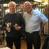 Jerry Myers receives the Rocker Box Trophy from Chairman Nigel Malyan 