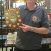Ron Whittle with the Modern MG Class Shield for his MG ZR.
