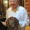 Martin Pagett with The Standard Class Shield for his MG Midget