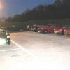 7 of the club MGs in the car park.