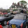Martin's Midget - although the top only went up after he had arrived. 