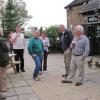 Ray notes the ducks that arrived on the patio and gives his imitation - (Oooh ducky!)