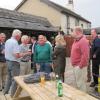 Despite the intermittent rain , it made an excellent area to have a chat with other club members.