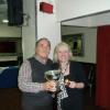 The Dargan Trophy was won by Mandy Sheridan - presented by Ray Trivass , last year's winner. 