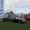 We only managed 3 cars on the stand - Cam's MGA on one side