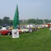 Full view of our stand - the "castle" in the back ground