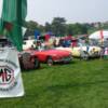 Ralph's, Eric's and Alan's cars head the line up. 