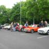 Tom's Gt next to John's MGC GT