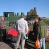 Chris and Ralph chat to visitors