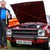 George Cross with his Ford Escort
