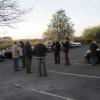 Quite a few stayed in the car park all evening. 