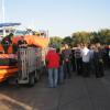 Outside we inspected the recent addition of the £145,000 lifeboat
