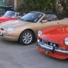 Early arrivals Eric, Dave&Sandy and Ron's cars. 