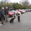 Lunch break at the Cottage Loaf in Thurstaston - and Callum gets lots of attention.